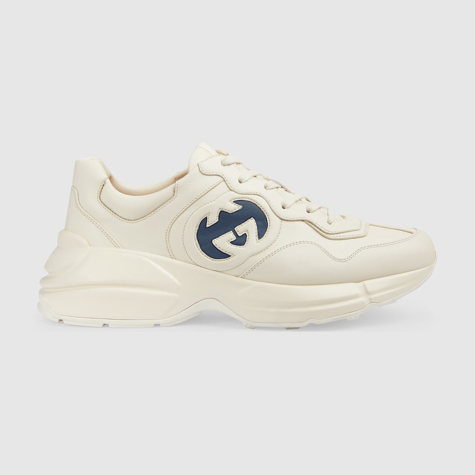 BASKETS EN CUIR RHYTON AVEC LOGO GUCCI POUR HOMME - #2