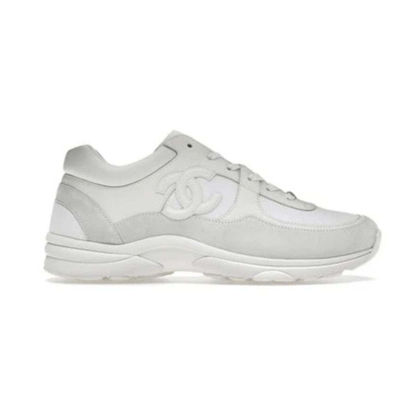 Chanel CC Daim Blanc