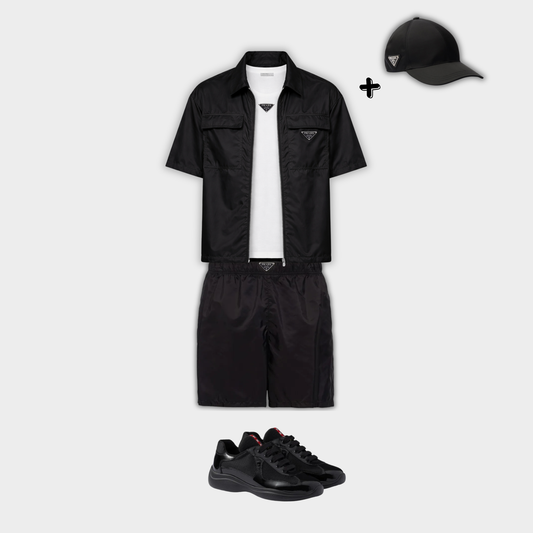 Outfit Pr°da Noir + Casquette Offerte