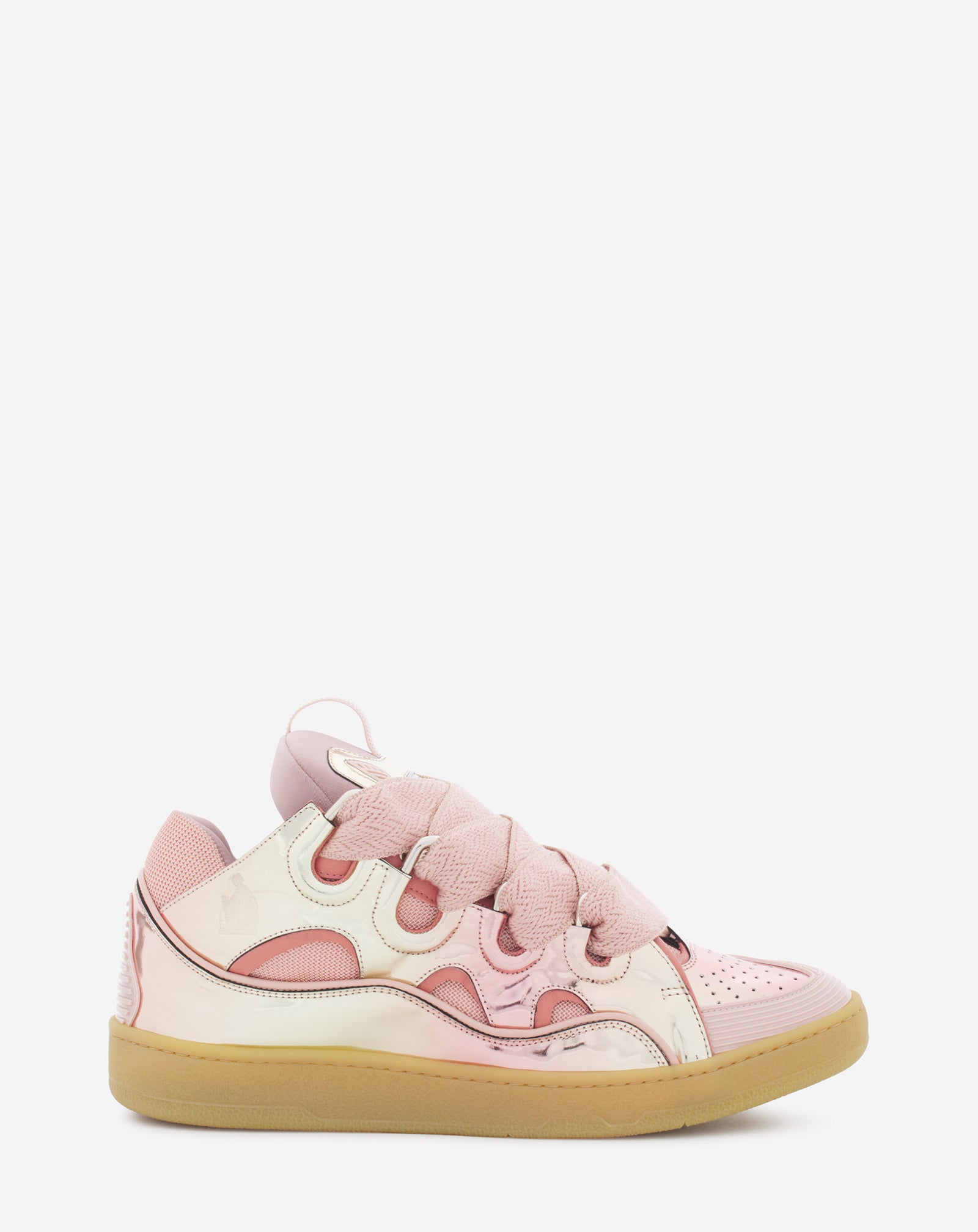 LANVIN CURB IN METALLIC PINK
