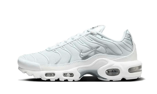 Nike® Air Max Plus White Metallic Silver
